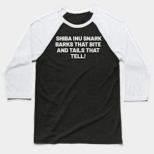 Shiba Inu Baseball T-Shirt